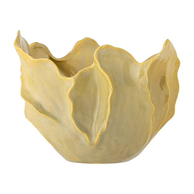 Bol en grès jaune 25x18cm Bastien - Bloomingville