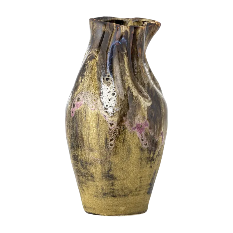 Vase Benoit Grès brun - Bloomingville