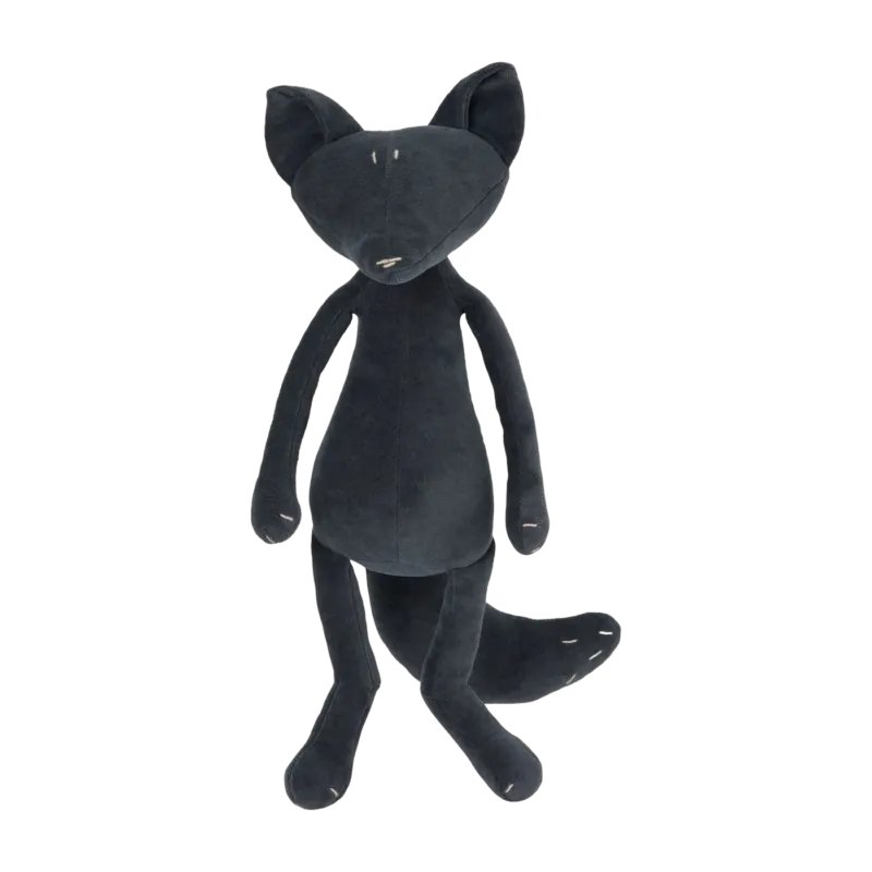 Peluche renard bleu nuit grand 48cm Arthus - Adada