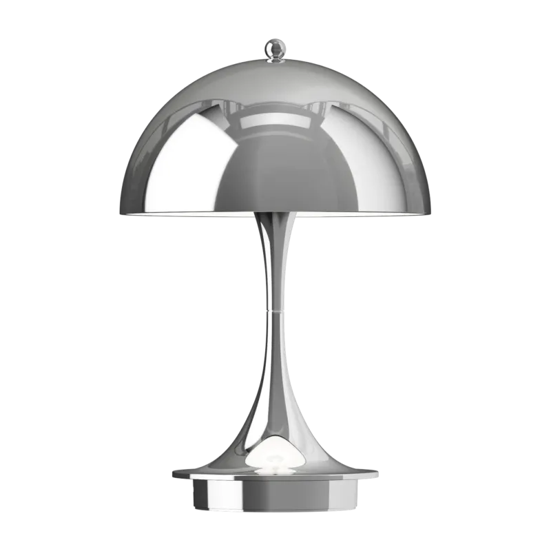 Lampe portable chromée Panthella 160 Portable V3 - Louis Poulsen