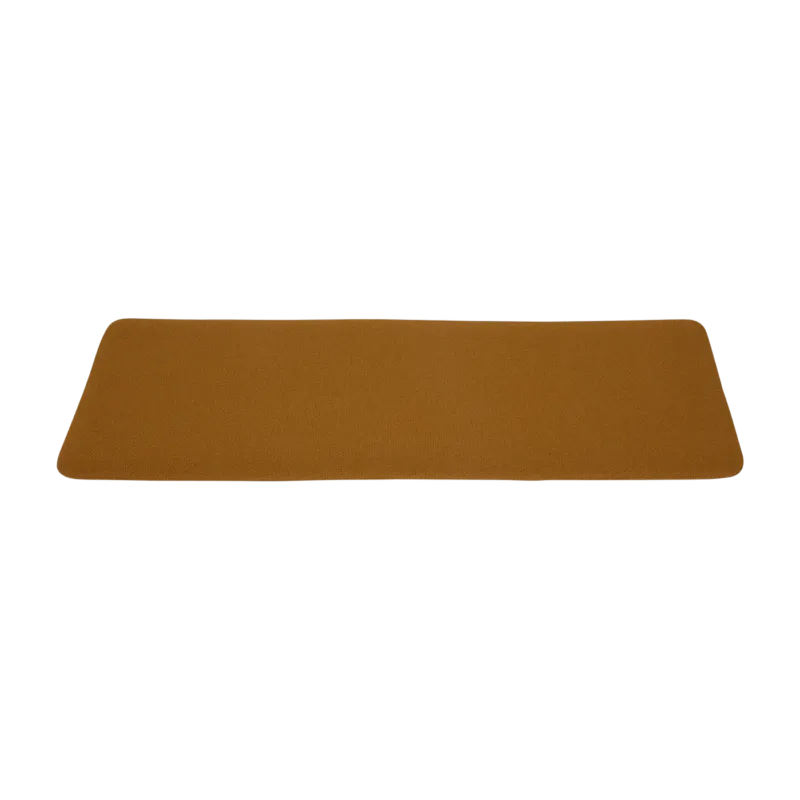 Coussin de siège pour banc en polyester amber bouclé 95,5x32cm Curva - AYTM