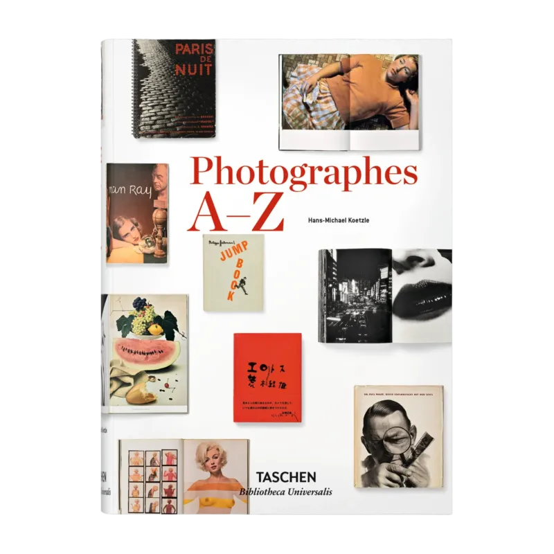 Livre relié 14x19,5cm 640 pages Photographes A-Z - Taschen