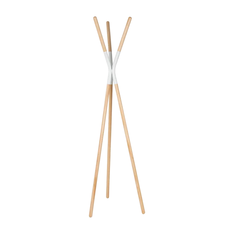 Porte-manteaux en bois de sapin détails blanc 176cm Pinnacle - Zuiver