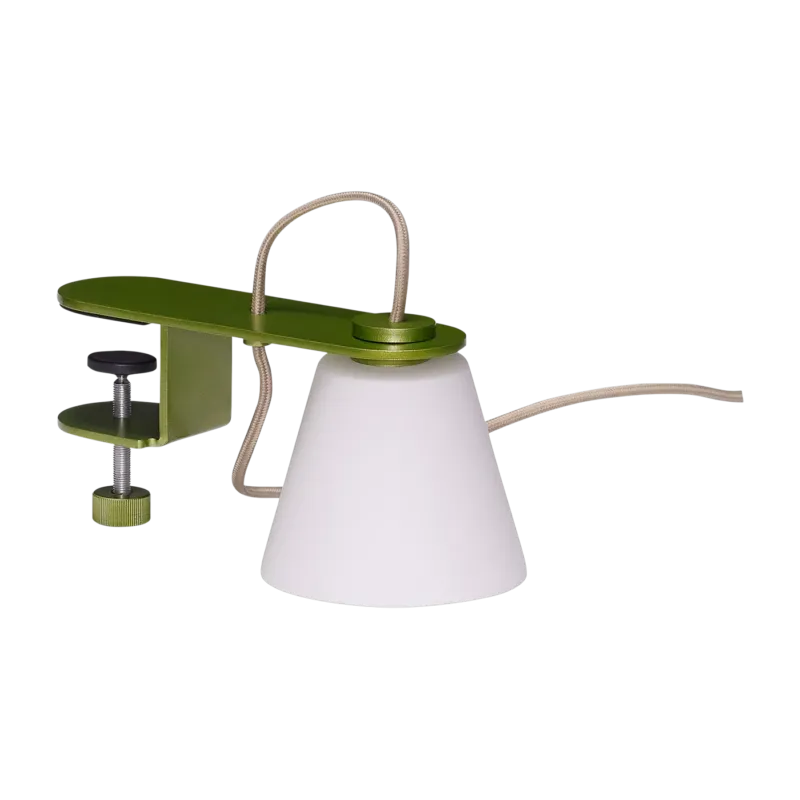 Applique murale en verre et métal vert 23x11xh11cm Lure - Hübsch