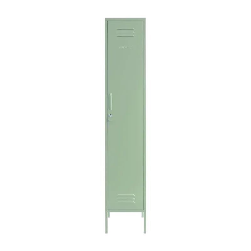Casier en acier vert sauge 35x46x183cm The Skinny - Mustard Made