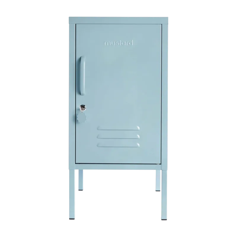 Casier en acier bleu océan 35x46x72cm The Shorty - Mustard Made