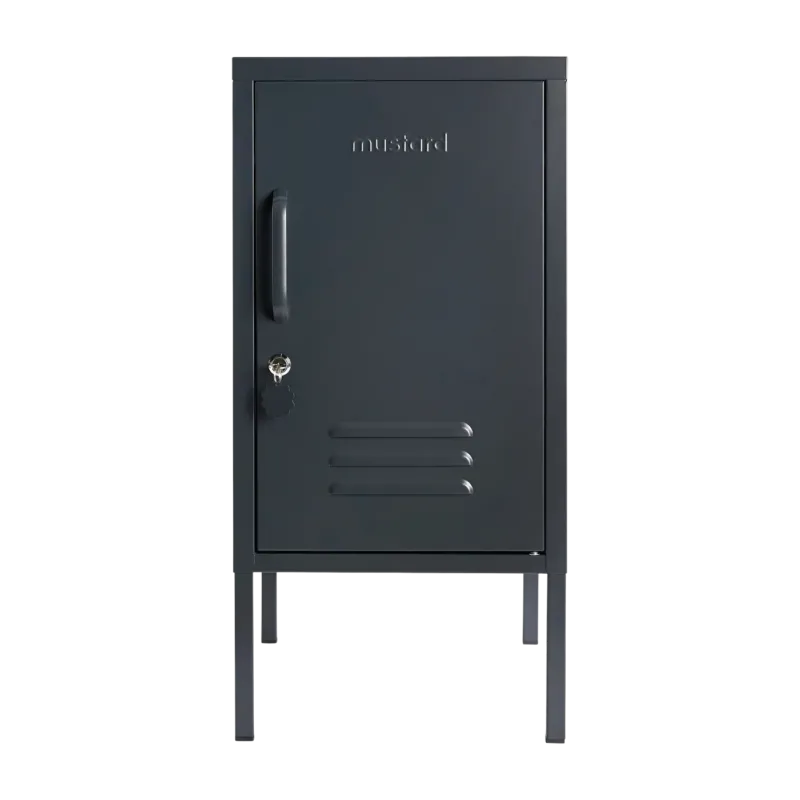 Casier en acier gris ardoise 35x46x72cm The Shorty - Mustard Made