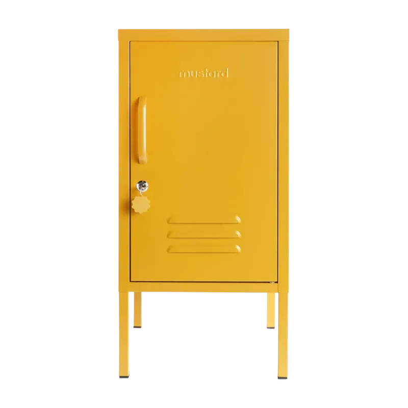 Casier en acier jaune moutarde 35x46x72cm The Shorty - Mustard Made