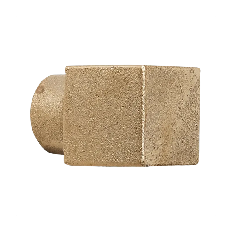 Crochet carré en laiton massif moulé 2,5cm - Ferm Living