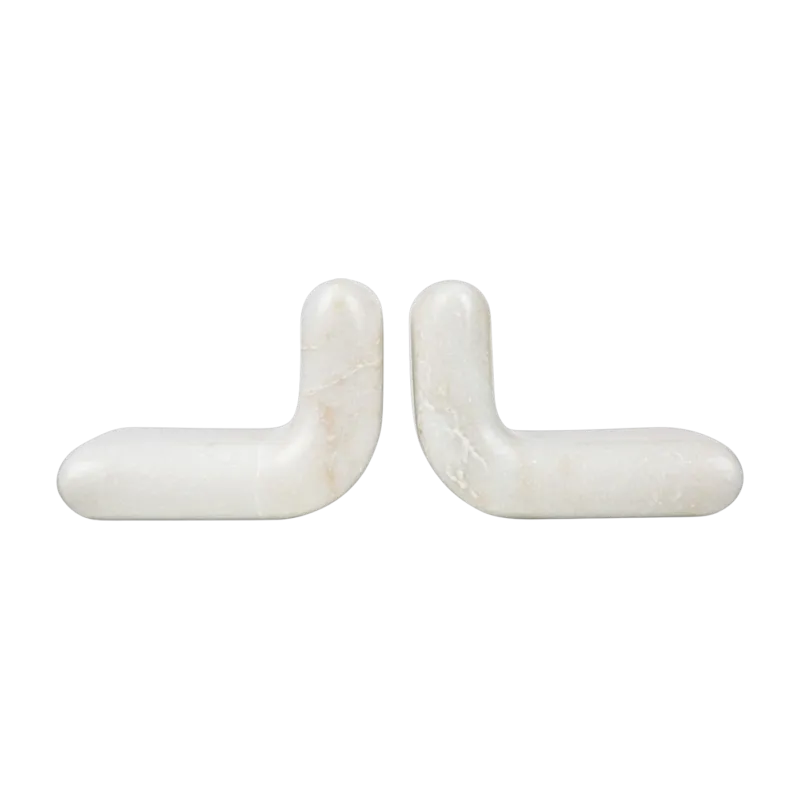 Serre-livres en marbre blanc 14x10cm Stone - Tom Dixon