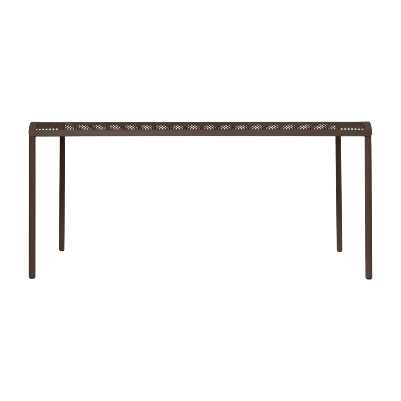 Table en fer chocolat 160x74cm Dapple - Ferm living
