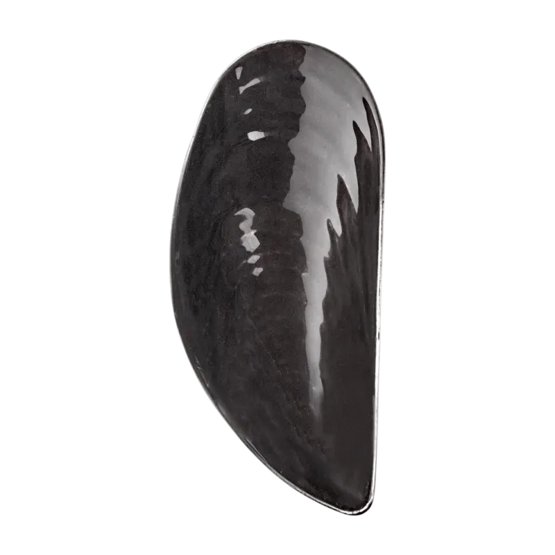Plat en porcelaine noir 17,5x7,5x3cm Marcel - Serax