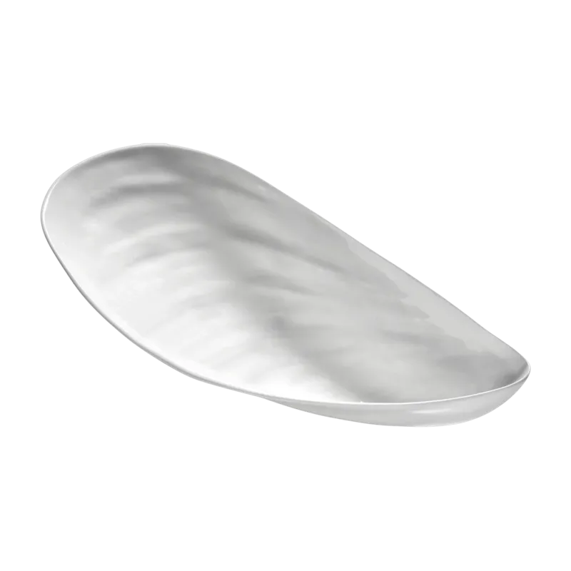 Plat en porcelaine blanc 30,5x14x5,5cm Marcel - Serax