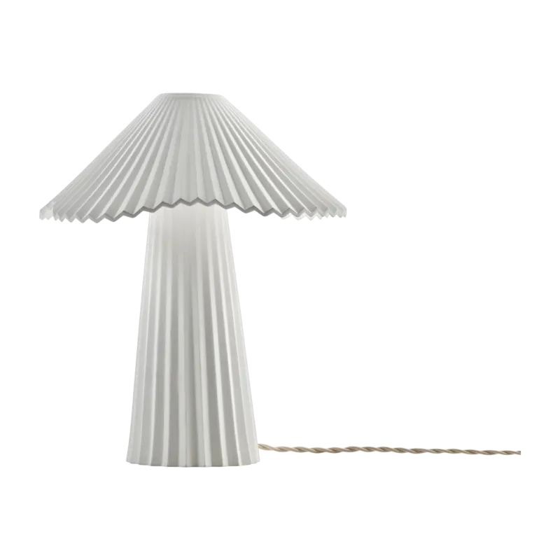 Lampe de table en porcelaine fine blanche 30,5cm Uala - Serax