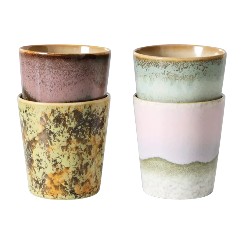 Tasses à café Serendipity (Lot de 4) - HKLIVING