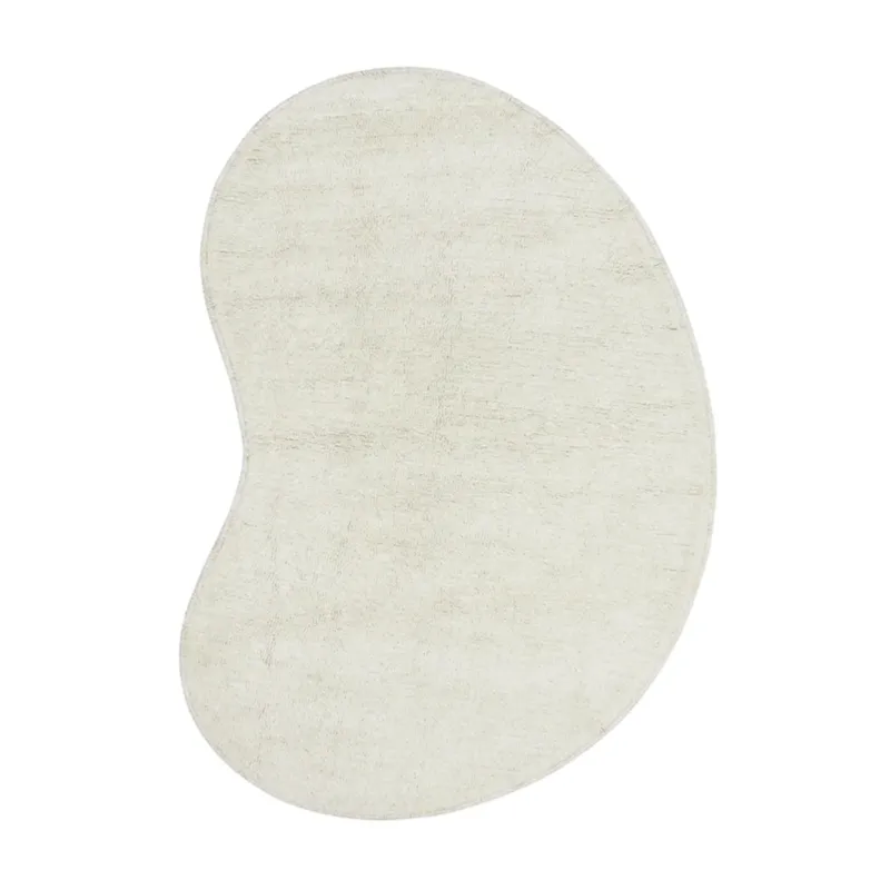 Tapis en laine blanc 150x200 cm Silouhette - Lorena Canals