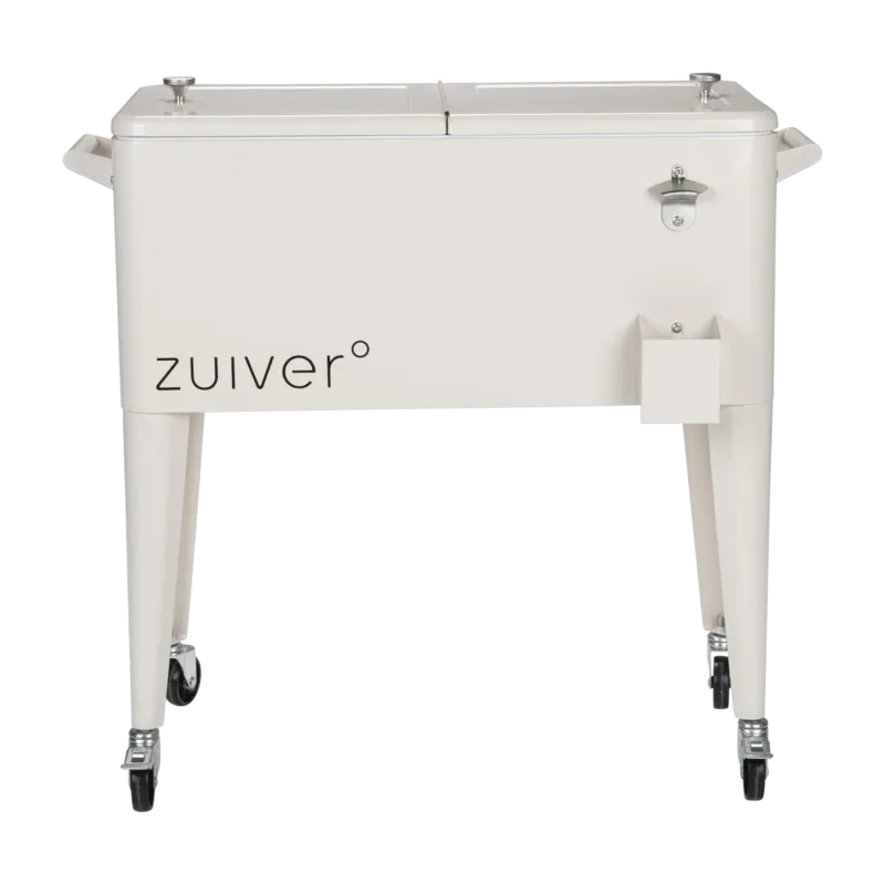 Glacière en plastique blanc crème 47,5x91,5x86,5cm Cooler Be Cool - Zuiver