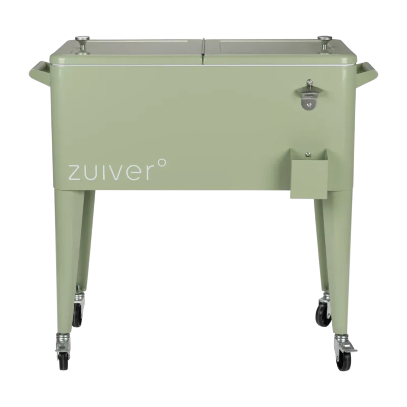 Glacière en plastique vert 47,5x91,5x86,5cm Cooler Be Cool - Zuiver