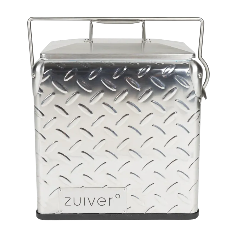 Glacière en acier gris 32x24x35,5cm Cooler Be Heavy - Zuiver