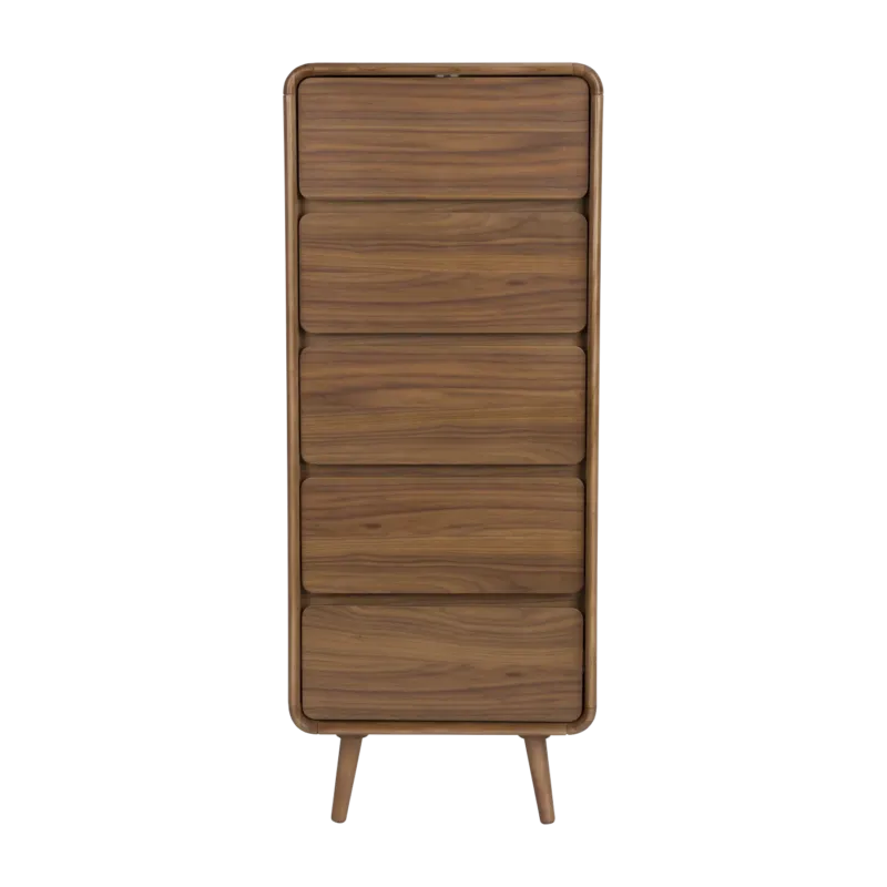 Commode en bois foncé 40x45x112cm Rise - Zuiver