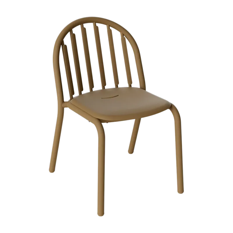Chaise de jardin en aluminium mocha 52x56x80cm Fred's - Fatboy