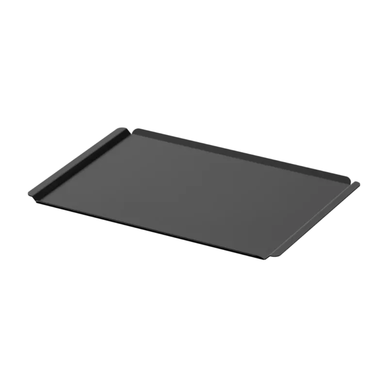 Plateau en acier noir 34x24cm Cut X - Metallbude