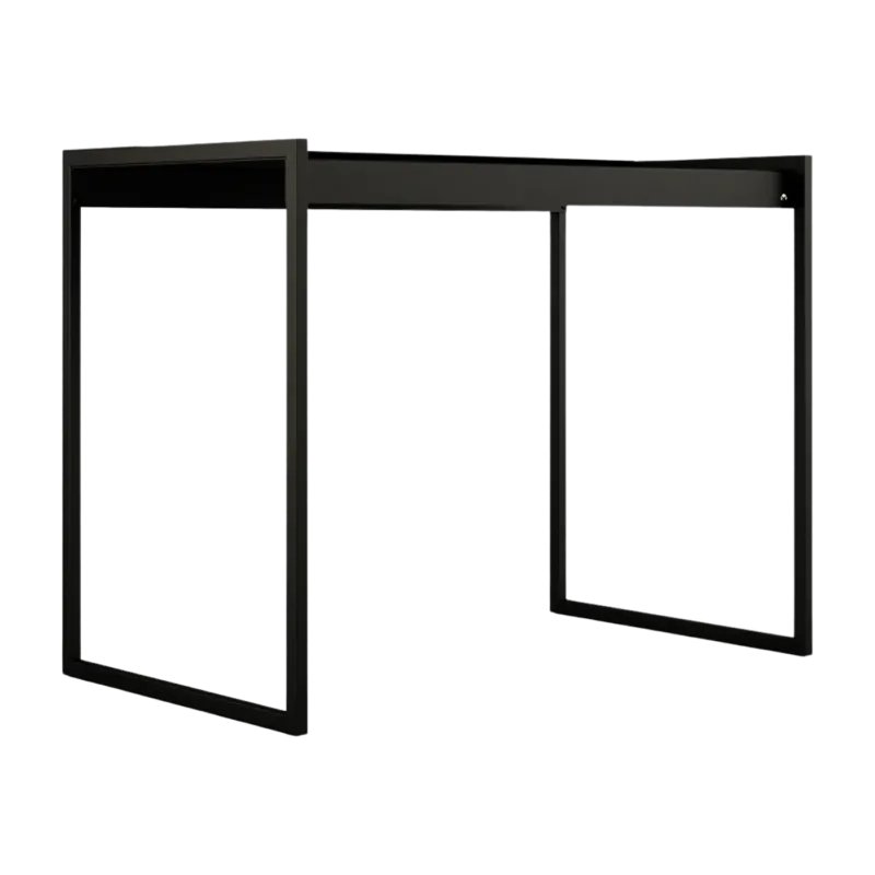 Bureau en acier noir 60x100x79cm Donna - Metallbude