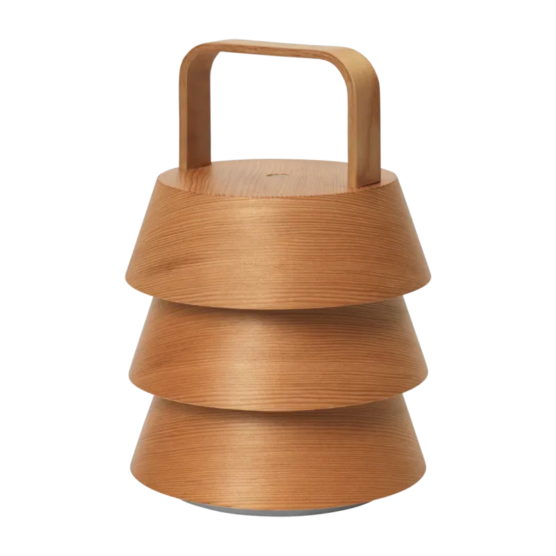 Lampe portable en sapin naturel Luver - Ferm Living