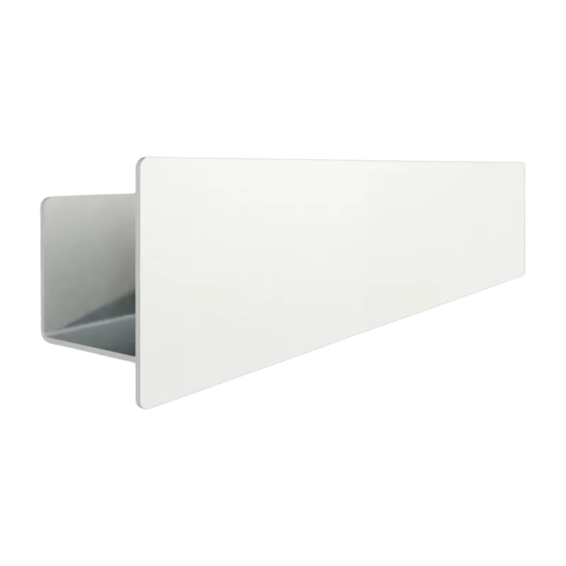 Étagère porte-savons en aluminium blanc 50cm Shea - Metallbude
