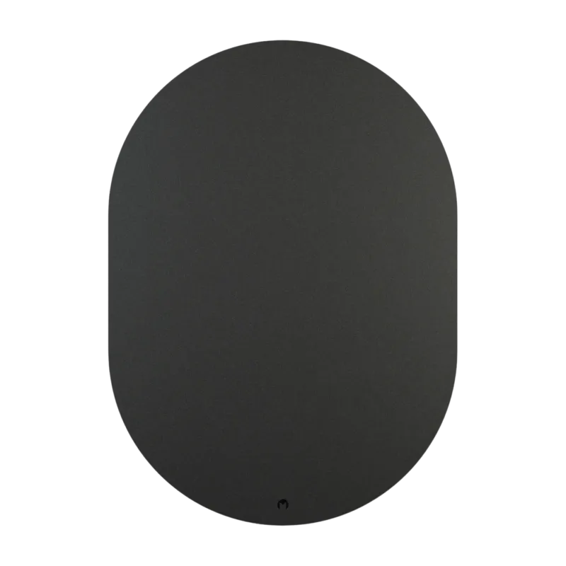 Tableau mural magnétique en acier noir 57x41cm Tavo - Metallbude