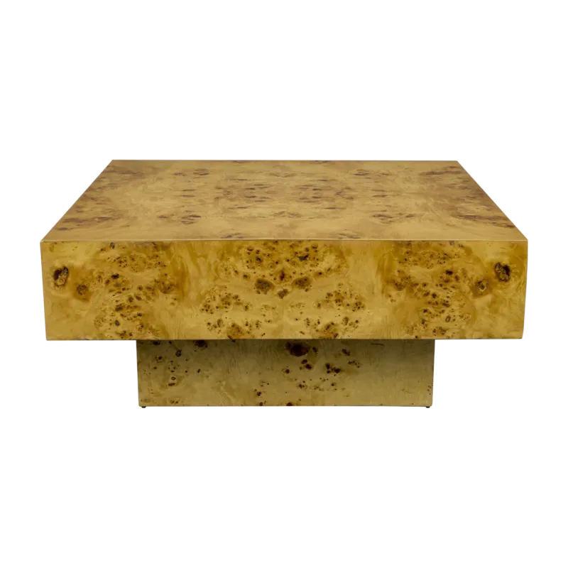 Table basse carrée en bois 90x90x39cm Quinn - Dutchbone