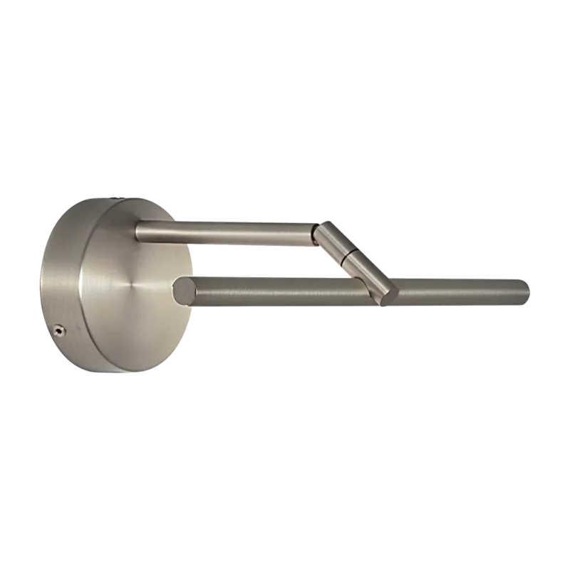 Applique murale avec socle potence en nickel satiné 41cm Airy - CVL Luminaires