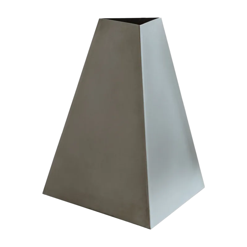 Vase en acier inoxydable 27,5x25cm Raw - Metallbude