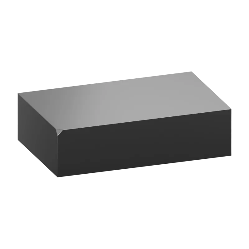 Table basse en acier inoxydable 100x63cm Raw - Metallbude