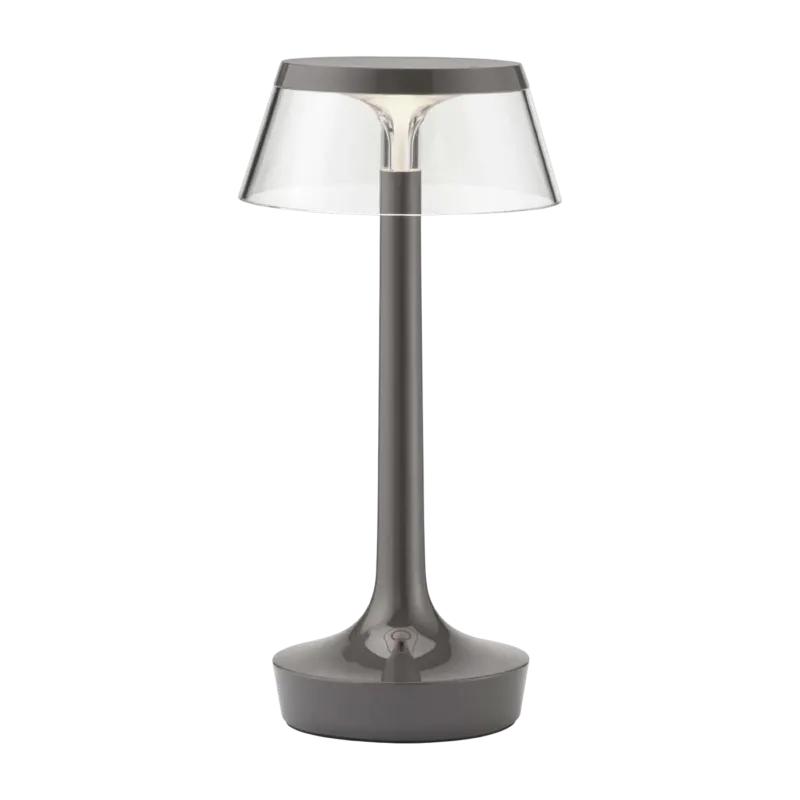 Lampe sans fil grise 13x27cm Bon jour - Flos