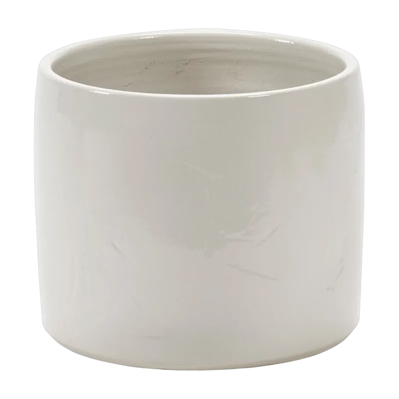 Pot en terre cuite blanc 15x12cm - Serax