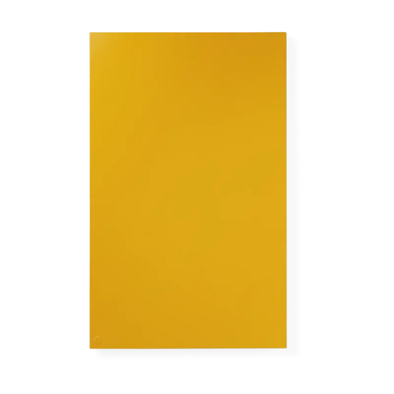 Tableau mural magnétique rectangulaire jaune moutarde 53x85cm The storyboard - Mustard Made