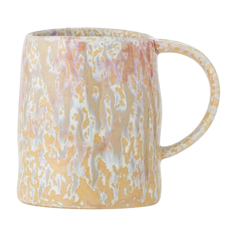 Mug en grès rose 450ml Yori - Bloomingville