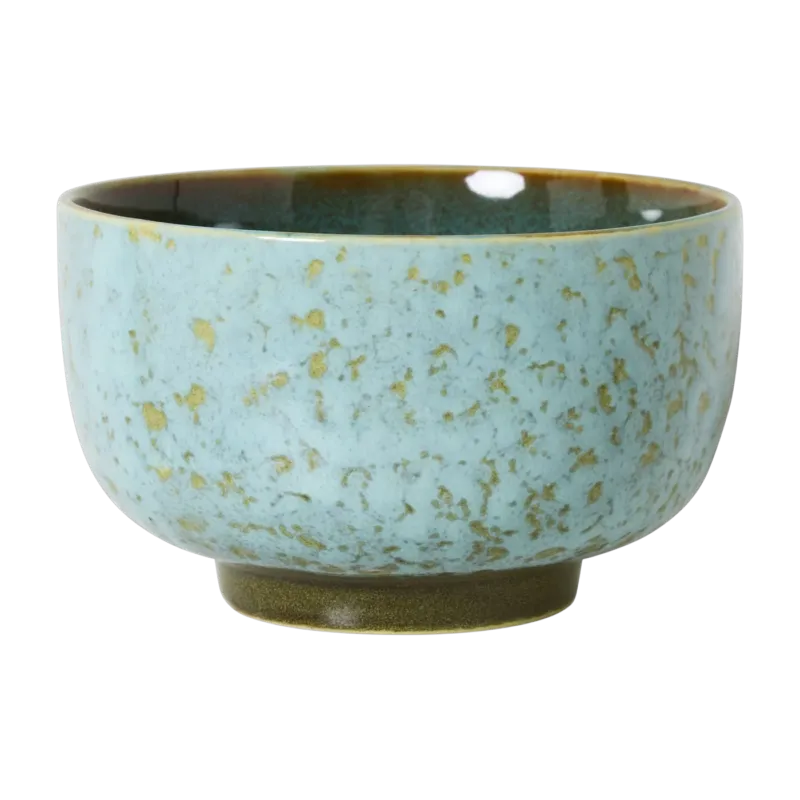 Bols à noodle en grès bleu 13,5X8cm Vaisselle 70's - HKliving