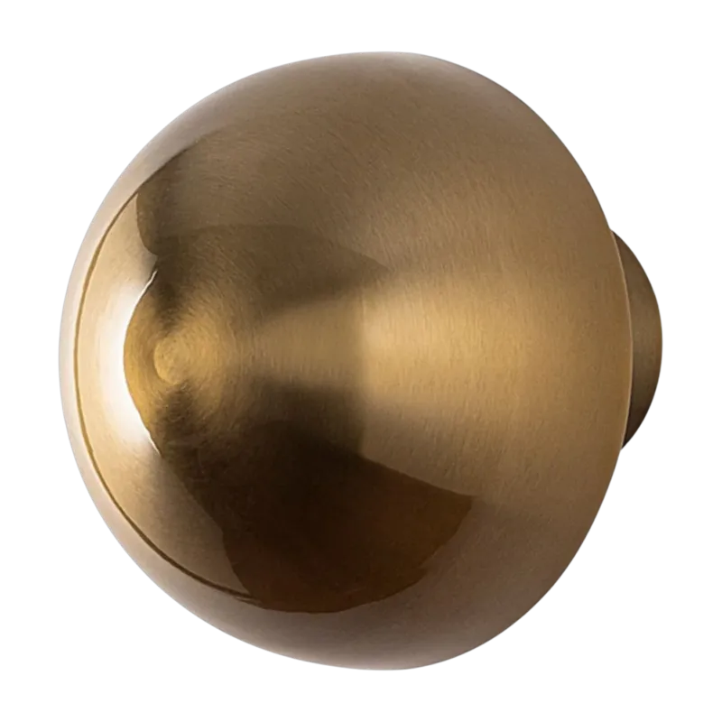 Lampe murale en métal doré 16cm Soléa - Home Design