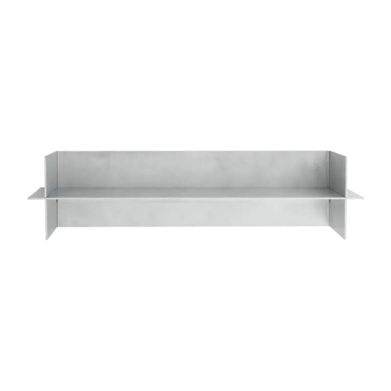 Etagère murale en aluminium brossé 80x20,4x20cm Alu - Normann Copenhagen