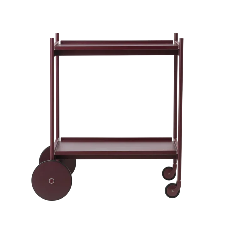 Chariot en acier bordeaux Rul - Normann Copenhagen