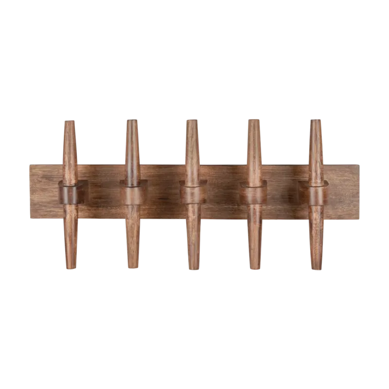 Porte manteau en bois de manguier 52x9x23cm Jackub - Dutchbone