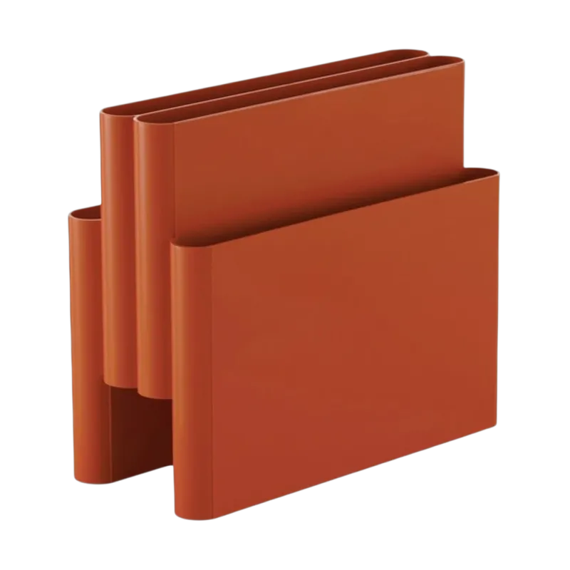 Porte-revues en thermoplastique terre 40x18,5x34,5cm Magazine Rack - Kartell