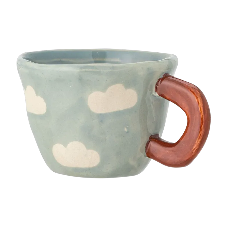 Tasse à espresso en grès bleu Nini - Bloomingville