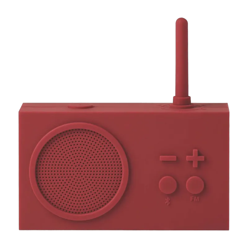 Radio FM & Enceinte Bluetooth Dark Red Tykho 3 - Lexon - The Cool Republic