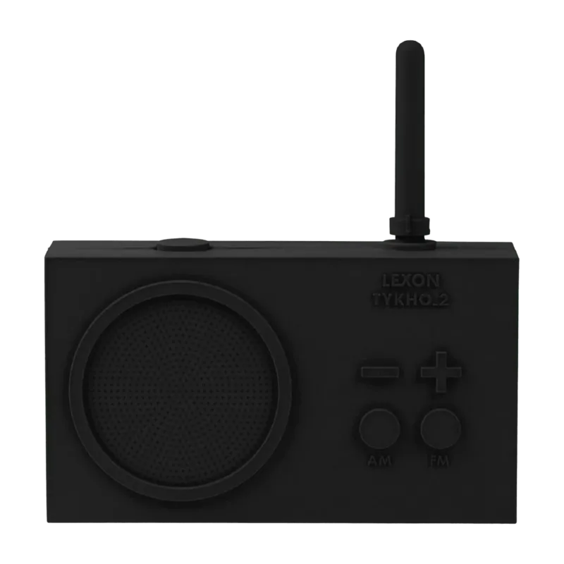 Radio FM & Enceinte Bluetooth noir Tykho 3 - Lexon - The Cool Republic