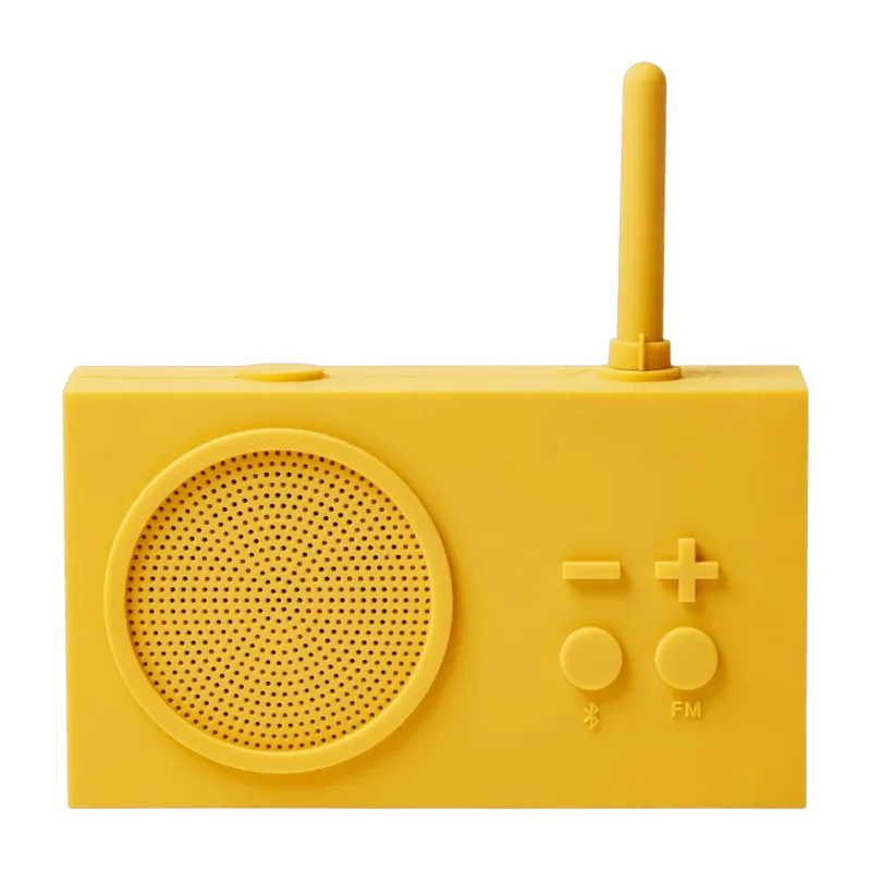 Radio FM & Enceinte Bluetooth Yellow Tykho 3 - Lexon - The Cool Republic