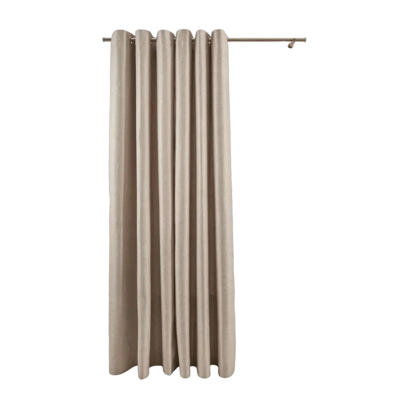 Rideau À Oeillets tissu Coconut Beige Clair - Madura - The Cool Republic