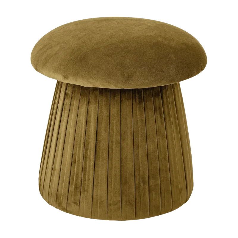 Roberta Pouf Marron Polyester - Bloomingville - The Cool Republic